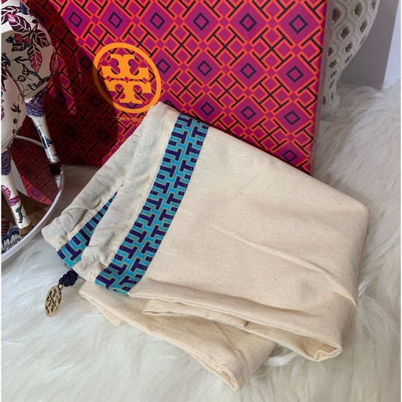 Tory Burch Penelope 85mm Leather Floral Pumps Size 8 EUC - Picture 12 of 13